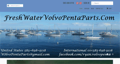 Desktop Screenshot of freshwatervolvopentaparts.com