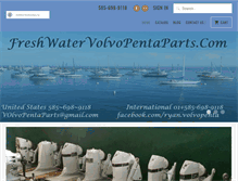 Tablet Screenshot of freshwatervolvopentaparts.com